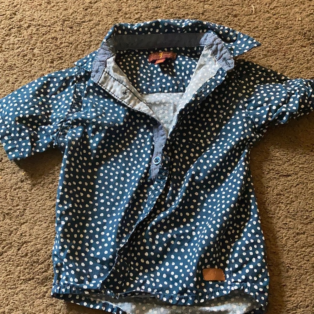 Collared shirt.